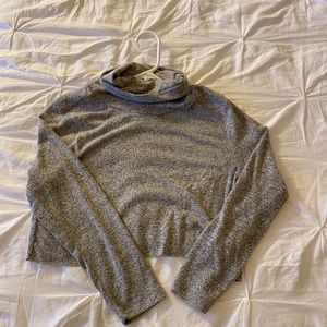 Cropped turtle neck